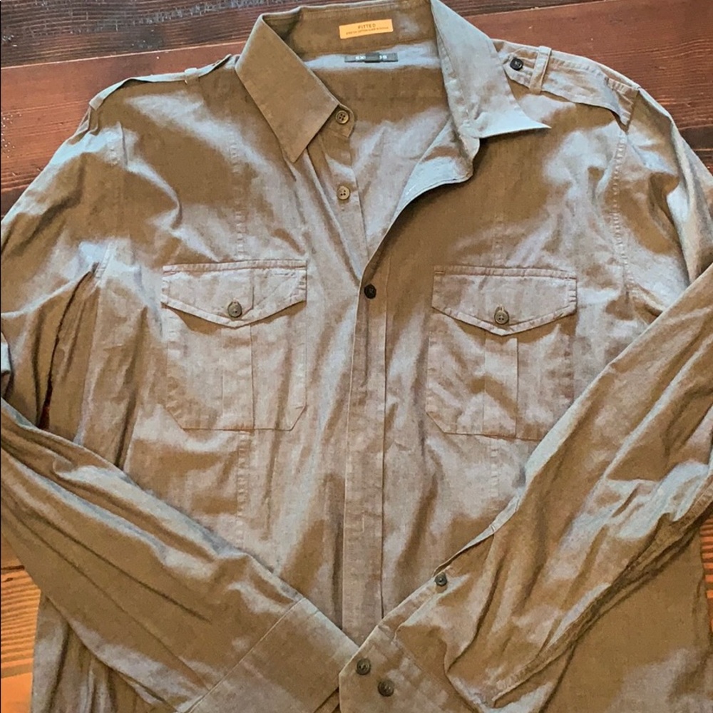 Men’s charcoal shirt